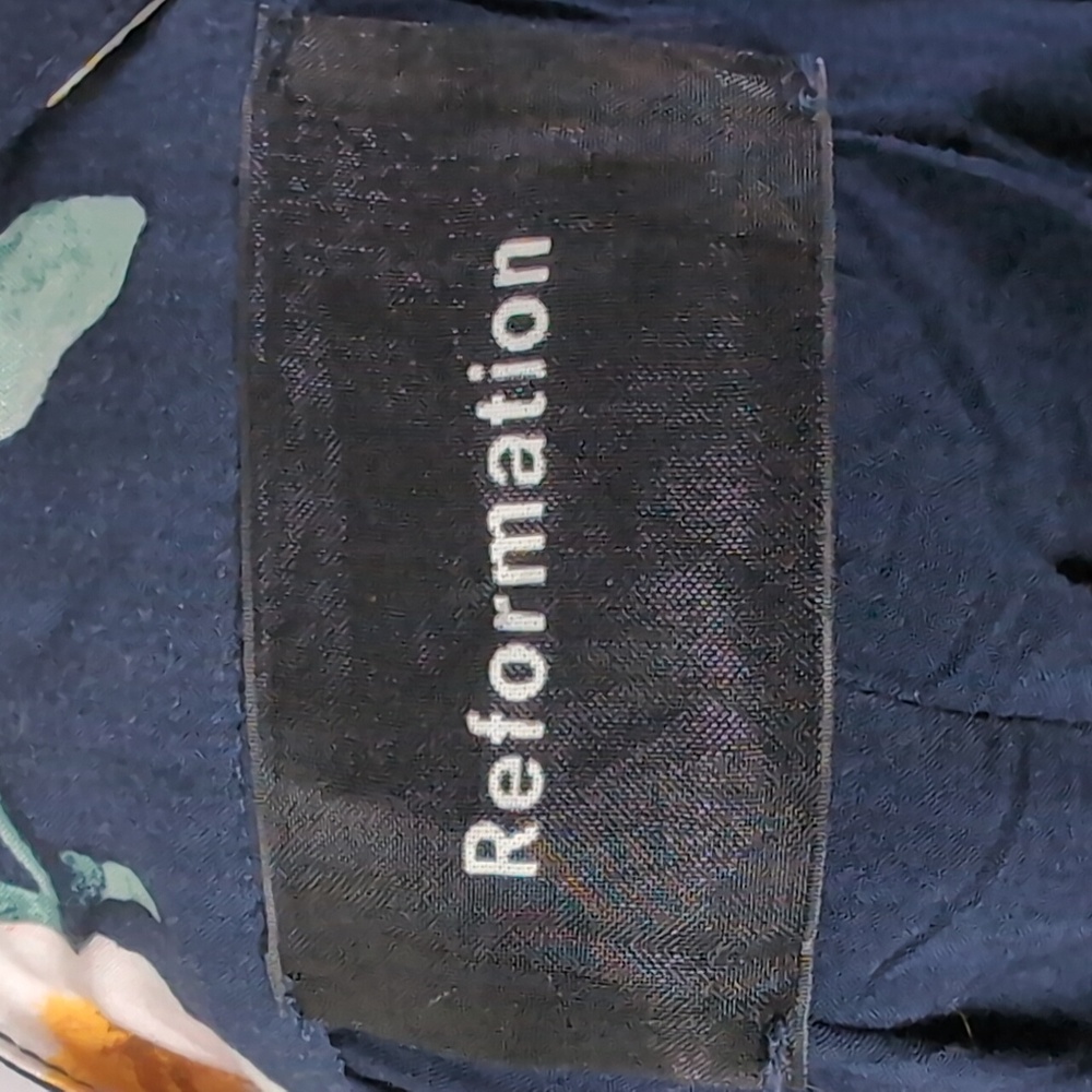 Reformation Lanai Must Be Dreaming Floral Midi Dress - Picture 12 of 12